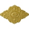 Ekena Millwork Ashford Ceiling Medallion, Hand-Painted Rich Gold, 42 3/4"W x 28 7/8"H x 1"P CM42X28ASRGS - alternate 1